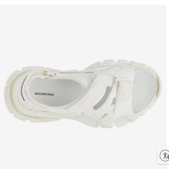 Balenciaga Track Athletic Sandals in White - Picture 7 of 12